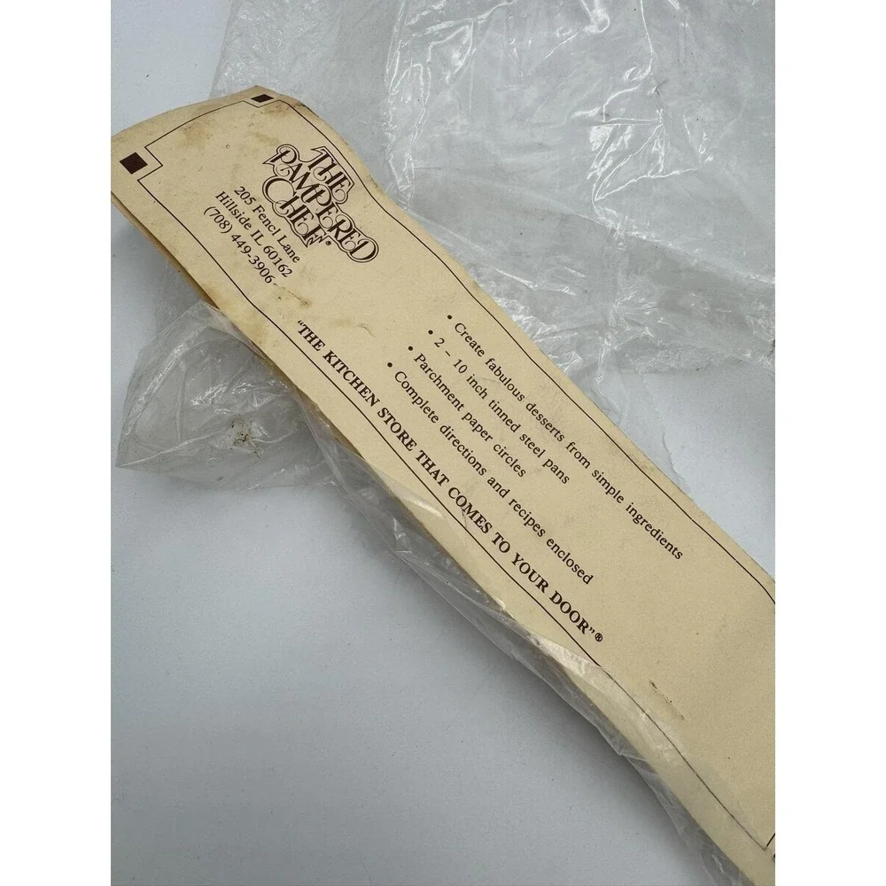 Pampered Chef Set of 2 Metal FLAN PANS Baking Pans #1700 Recipe Instructions